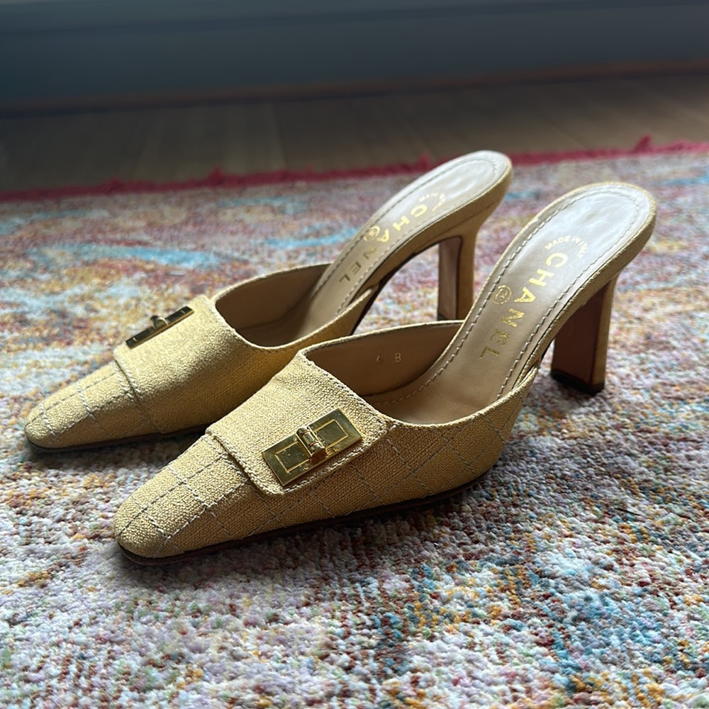 Vintage Chanel Mules by Karl Lagerfeld
